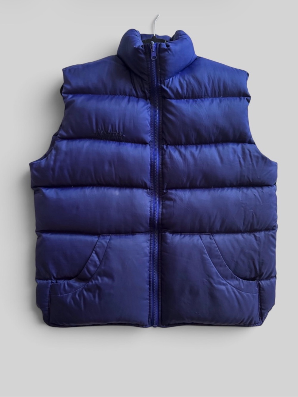 Vintage Columbia Royal Blue Down Puffer Vest Women’s M